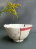 Seletti Kintsugi Фарфоровая пиала, диаметр - 11,5 см, цвет - белый, красный, золотой