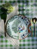 Seletti Hybrid Тарелка для основного блюда Ipazia, диаметр - 27,5 см, белый, зеленый, оранжевый