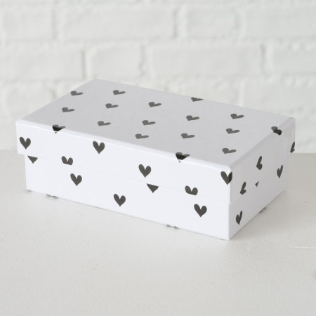 Boltze Sunny Подарочная коробка, 4,5 см, белый/черный