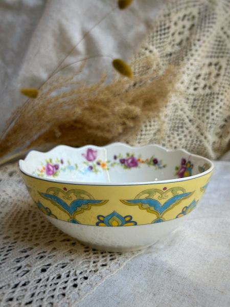 Seletti Hybrid Салатник Bauci, 17,5х17,5х7,5 см, цвет - белый, разноцветный