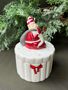 Boltze Gunnar Новогодняя шкатулка (тип 1), размеры: 9х13 см, цвет - белый, красный, серый