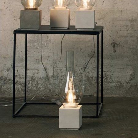 Karman Amarcord Настольная лампа, 10,5х12х38 см, прозрачный/белый