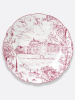 Bernardaud Tout Paris Обеденная тарелка, диаметр - 27 см, цвет - белый, розовый