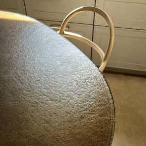 Sovet Italia Totem Обеденный стол со стеклянной столешницей, размеры: 150 х 150 х 76h см