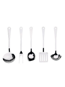 Alessi Five pieces Набор из 5 кухонных принадлежностей, нержавеющая сталь