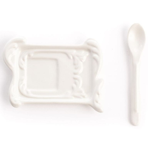Seletti I-Wares Фарфоровая кофейная пара для эспрессо, 10х7х7 см, белый, зеленый