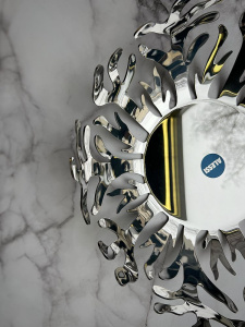 Alessi Mediterraneo Металлическое блюдо для фруктов, размеры: 29х29х10,8h см, полированная сталь