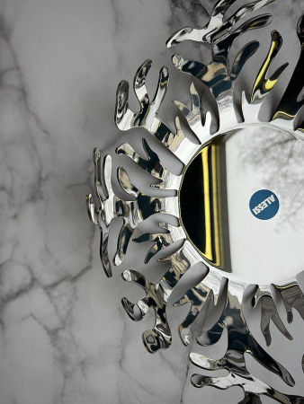 Alessi Mediterraneo Металлическое блюдо для фруктов, размеры: 29х29х10,8h см, полированная сталь