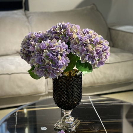 ShiShi Декоративная стеклянная ваза, 29,5 см, коричневый