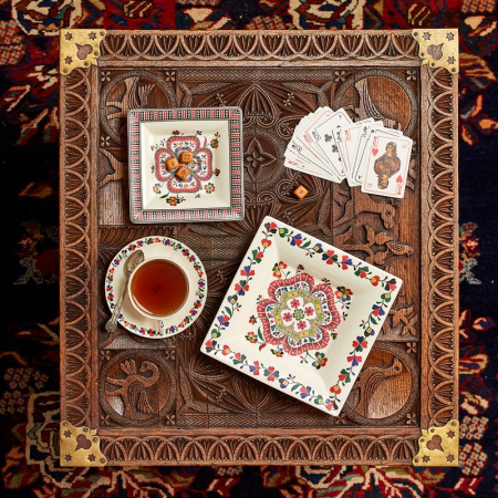 Gien Chance Folle Набор из 2-х чайных пар, объем - 130 мл, диаметр блюдца - 14,5 см