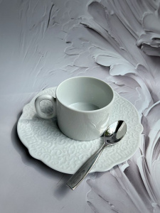 Alessi Dressed Фарфоровая чашка, объем - 170 мл, цвет - белый