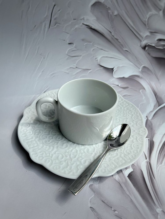 Alessi Dressed Фарфоровая чашка, объем - 170 мл, цвет - белый