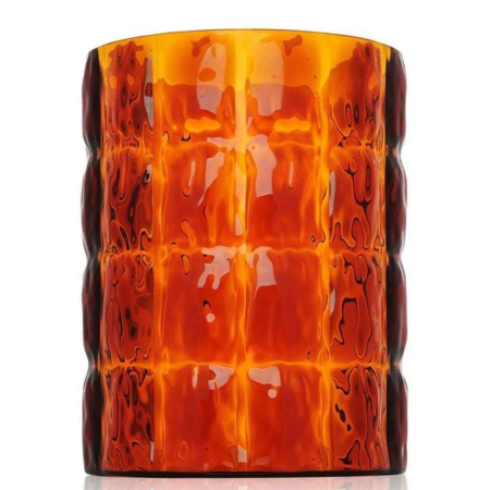 Kartell Matellasse Ваза, 30 см, янтарный