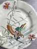 Gien Grands Oiseaux Десертная тарелка с рисунком Kingfisher (Зимородок), диаметр - 26,3 см