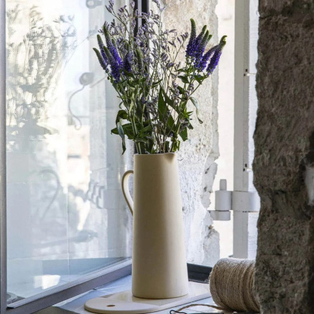 Degrenne Bahia Керамический кувшин для напитков, диаметр - 6 см, высота - 22,5 см, 0,92 л, бежевый