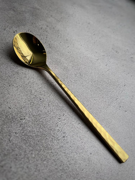Degrenne Fuse Martele Laiton Столовая ложка, длина - 21,5 см, цвет - золотой