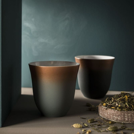 Degrenne Illusions Фарфоровый стакан для чая или кофе, меняющий цвет, объем - 250 мл