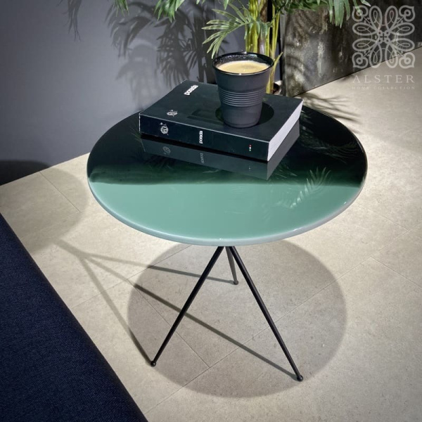 Baxter Liquid Кофейный столик, 40х40х44h см, черный, зеленый