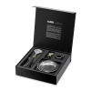 Alessi Wine Подарочный набор: штопор, заглушка для бутылки, кольцо от капель, подставка для бокала