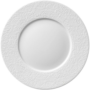 Degrenne L Couture Фарфоровая тарелка для сервировки, 32 см, белый