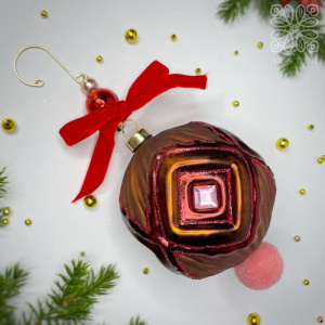 EDG Стеклянная елочная игрушка 