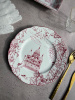 Bernardaud Tout Paris Десертная тарелка, диаметр - 21 см, цвет - белый, розовый