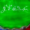 Mysteria Стеклянная елочная игрушка Ведьма из сказки Огниво, ширина - 6,5 см, высота - 12,3 см