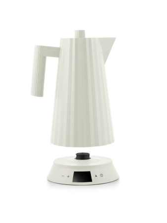 Alessi Plisse Электрический чайник, объем - 1,7 л, цвет - белый матовый