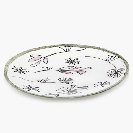 Serax Marni Midnight Flowers Набор из 2-х обеденных тарелок с рисунком Fiore Rosa MF, 28 см