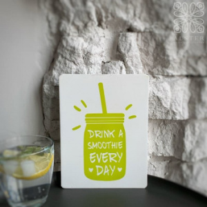 Boltze Металлическая табличка, 18 см, белый/оранжевый/зеленый