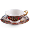 Seletti Hybrid Фарфоровая чайная пара Kannauj, 10,5х10,8х5,7 см, белый, черный, красный