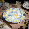Seletti Classics on Acid Тарелка для основного блюда Spanish Yellow, диаметр - 28 см, белый, желтый