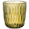 Kartell Jelly Ваза, 23.5x23.5x25 см, горчичный прозрачный
