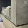 Baxter Budapest Soft Кожаный диван, 240х110х76 см, серый металлик/матовый