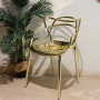 Kartell Masters Стул, 83 см, золотой