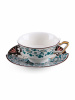Seletti Hybrid Фарфоровая чайная пара Aspero, размеры: 10,5х10,8х5,7h см, белый, зеленый, черный