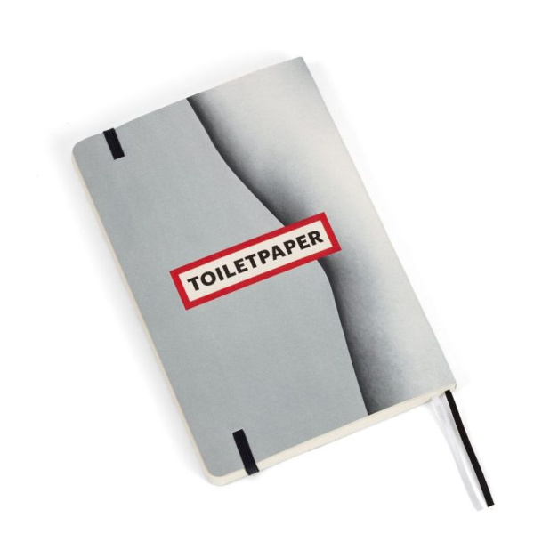 Seletti Toiletpaper Notebook Блокнот - ежедневник Two of Spades, размеры: 14х21 см, цвет - серый