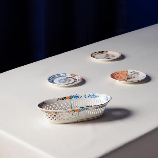 Seletti Hybrid Десертная тарелка Zobeide, диаметр - 15 см, цвет - белый, разноцветный