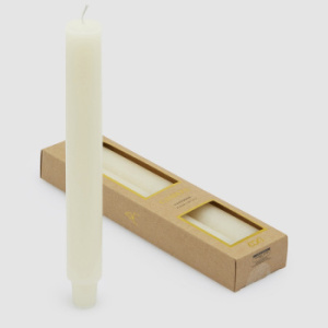 EDG Набор из 2-х свечей, высота - 25 см, цвет - слоновая кость