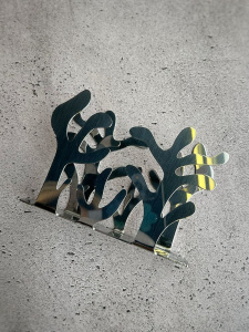 Alessi Mediterraneo Держатель для салфеток, размеры: 18х18х33h см, нержавеющая сталь