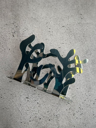 Alessi Mediterraneo Держатель для салфеток, размеры: 18х18х33h см, нержавеющая сталь