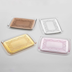 Kartell Teatime Поднос из переработанного полиметилметакрилата, 43,5х33х4,1h см, золотой
