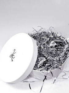 Чуть Чуда Набор стелкянных елочных игрушек ручной работы 