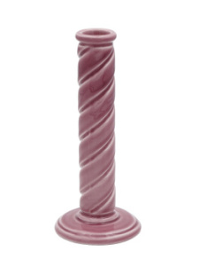 Gien Bougeoirs Berlingot Подсвечник из французского фаянса, цвет - Rose Pivoine (розовый)