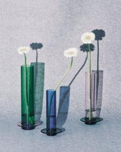 Serax Glass Towers Большая стеклянная ваза, размеры: 12,5х7х32,5h см, цвет - зеленый