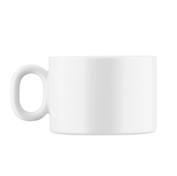 Alessi Dressed Фарфоровая чайная пара, объем - 170 мл, цвет - белый