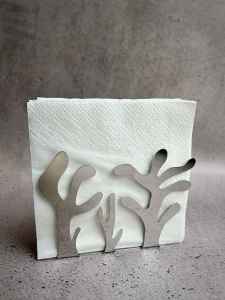 Alessi Mediterraneo Держатель для салфеток, размеры: 18х18х33h см, нержавеющая сталь