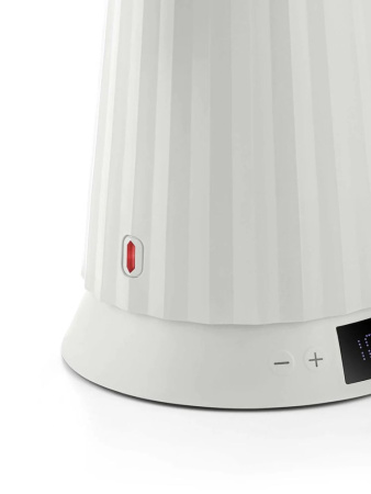 Alessi Plisse Электрический чайник, объем - 1,7 л, цвет - белый матовый