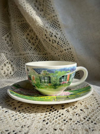 Gien Paris Giverny Набор из 2-х чайных пар, объем - 260 мл, разноцветный