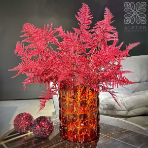 Kartell Matellasse Ваза, 30 см, янтарный